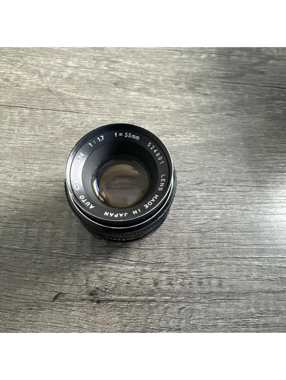 Chinon Auto 55mm f/1.7 M42 Mount Lens - Works